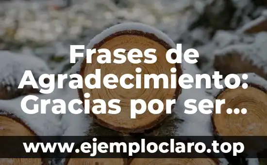 Frases de Agradecimiento: Gracias por ser y estar - Expresiones de Gratitud