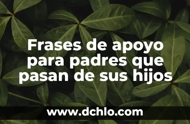 ¿Cuánto dura un bote de leche de bebe: Guía completa para padres primerizos 3 Frases de apoyo para padres que pasan de sus hijos