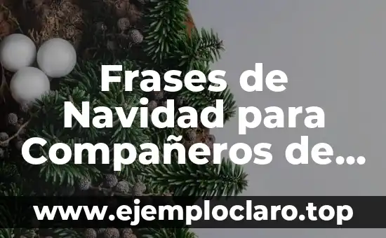 Frases de Navidad para Compañeros de Trabajo: Ideas y Consejos para una Celebración Inolvidable