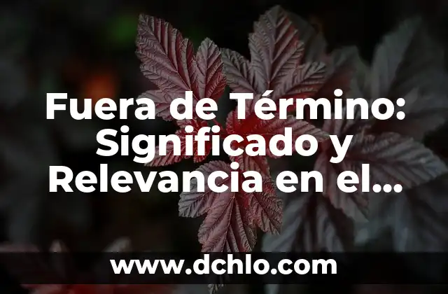 Significado en Griego de Átomo: Orígenes de un Término Científico 5 Fuera de Término: Significado y Relevancia en el Derecho
