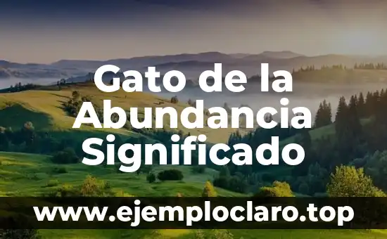 Gato de la Abundancia Significado