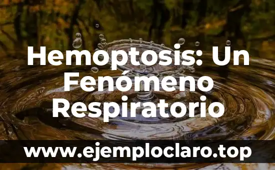 El Poder del Fenómeno de la Flotabilidad: Entendiendo el Principio de Arquímedes 3 Hemoptosis: Un Fenómeno Respiratorio