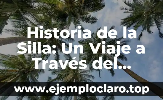 Historia de la Silla: Un Viaje a Través del Tiempo y el Diseño