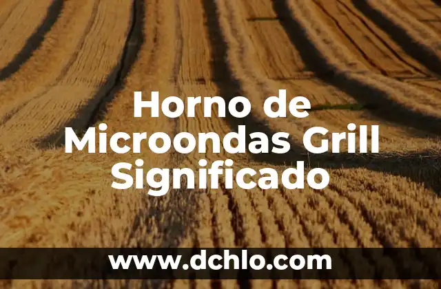 Hostal - Significado y Concepto 3 Horno de Microondas Grill Significado