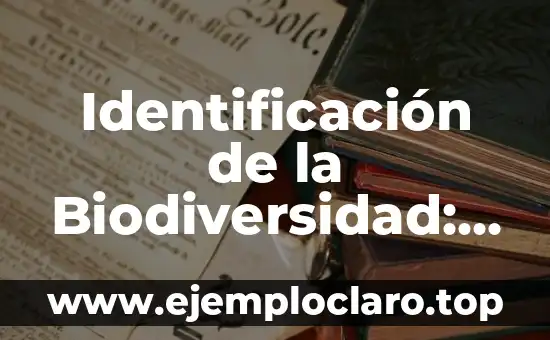 Identificación de la Biodiversidad: Un Enfoque Integral