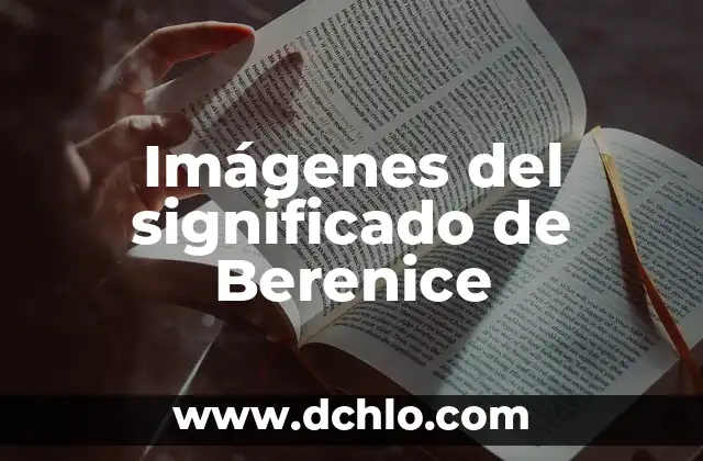 significado el nombre de betzabe 6 Imágenes del significado de Berenice