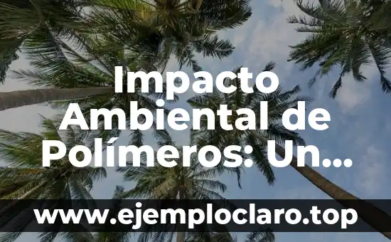Impacto Ambiental de Polímeros: Un Análisis Integral