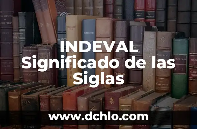 Significado de Teratología: Un Viaje al Corazón de los Seres Anómalos 8 INDEVAL Significado de las Siglas