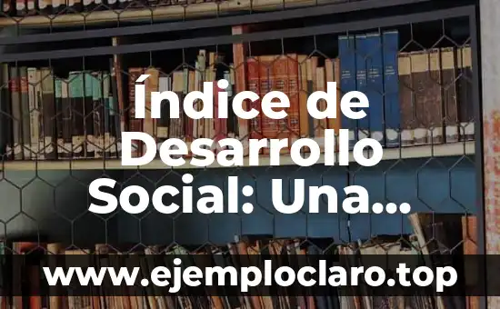 El significado del desarrollo de mecanismos sociales 5 Índice de Desarrollo Social: Una Medida Integral del Progreso Societal