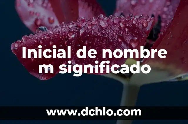 Significado de suertudo 3 Inicial de nombre m significado
