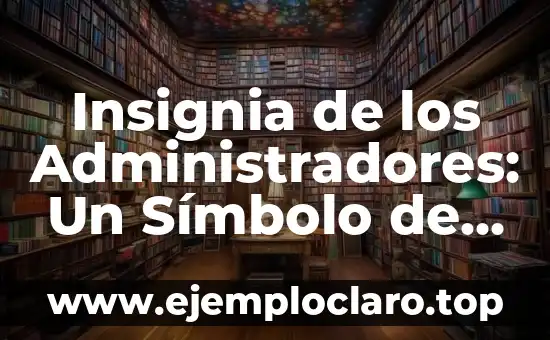 Insignia de los Administradores: Un Símbolo de Autoridad y Responsabilidad