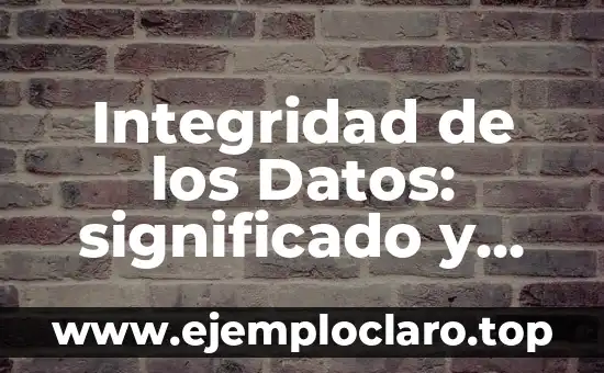 Integridad de los Datos: significado y relevancia en la era digital