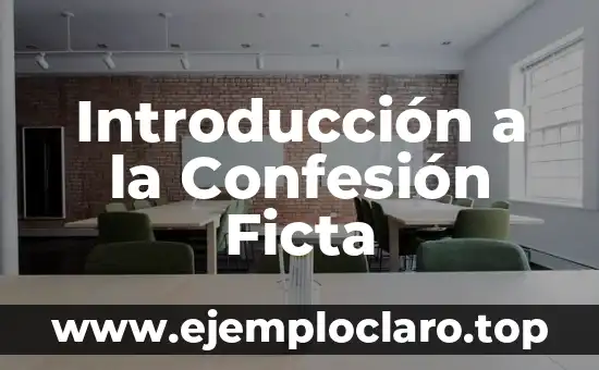 Introducción a la Depreciación Acumulada de Maquinaria 7 Introducción a la Confesión Ficta