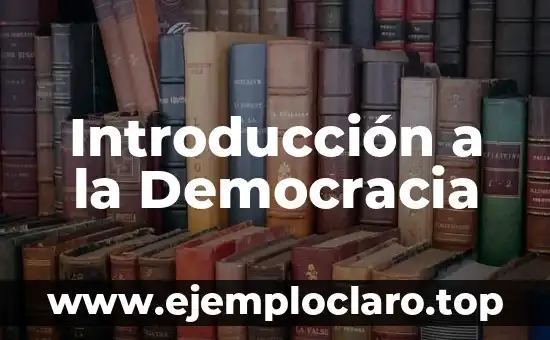 Introducción a la Depreciación Acumulada de Maquinaria 6 Introducción a la Democracia