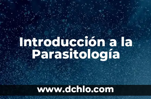 Introducción al concepto de poser e imitador 4 Introducción a la Parasitología