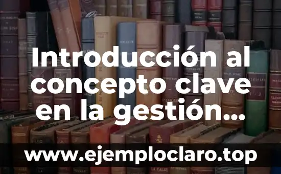 Autor y Significado de Empresa: La Esencia del Éxito Empresarial 3 Introducción al concepto clave en la gestión empresarial