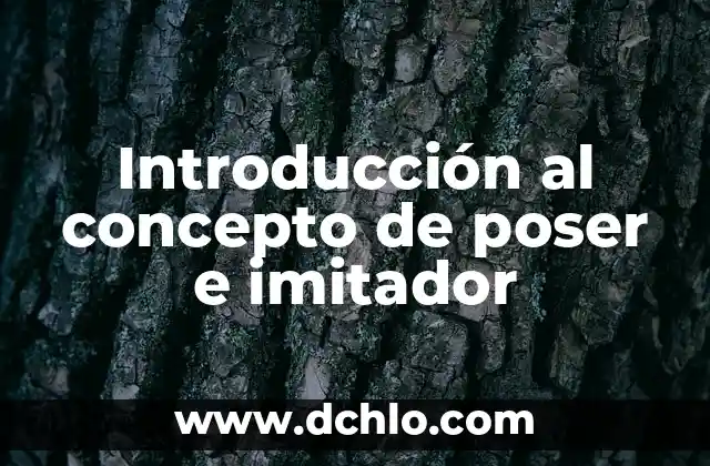 Introducción a la Hemocromatosis y su Impacto Bioneuroemocional 3 Introducción al concepto de poser e imitador