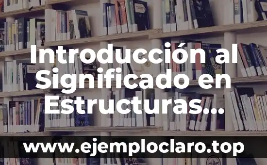 Introducción al significado de un grupo 7 Introducción al Significado en Estructuras Lógicas