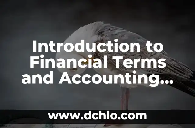 North Channel: Meaning and Significance 6 Introduction to Financial Terms and Accounting Standards