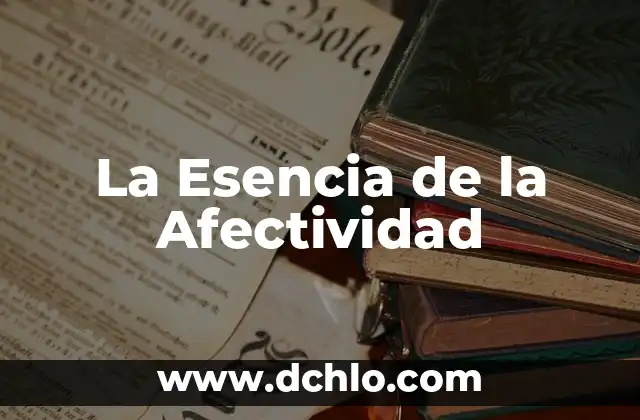 Buscar el significado de músico: Un viaje a la esencia de la música 3 La Esencia de la Afectividad