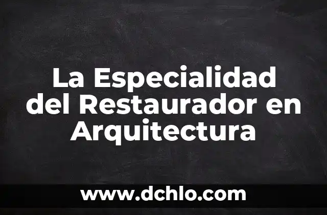 Cómo hacer un afiche de congreso de arquitectura en Photoshop 6 La Especialidad del Restaurador en Arquitectura