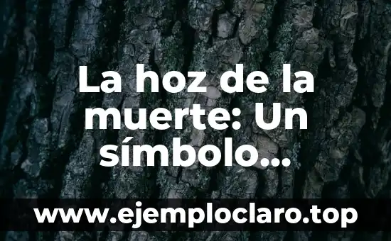 La hoz de la muerte: Un símbolo universal