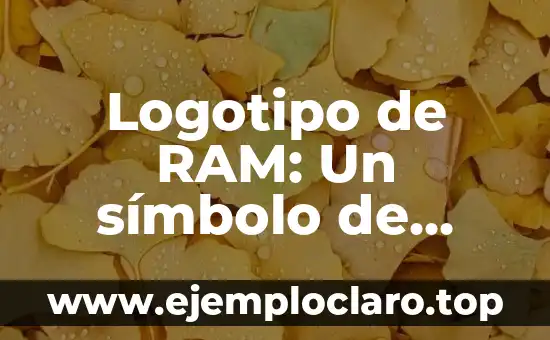 Logotipo de RAM: Un símbolo de potencia y memoria