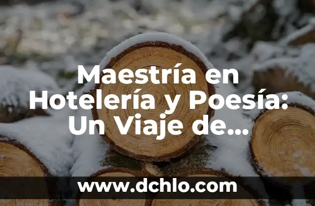 Pétalo de Sal - Un Viaje a Través de la Poesía de Joan Manuel Serrat 8 Maestría en Hotelería y Poesía: Un Viaje de Significado