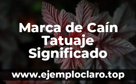 El Mundo de los Sueños: Descubre el Significado de tus Sueños 5 Marca de Caín Tatuaje Significado