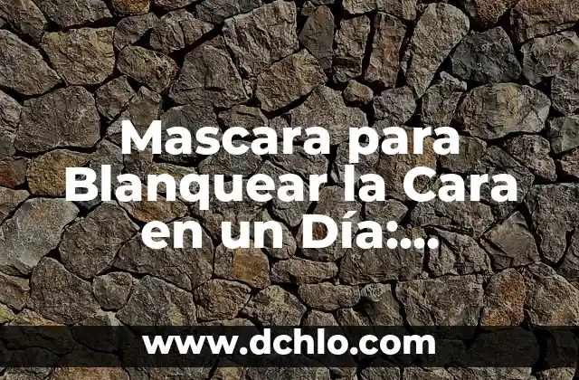 Significado del Máscara de Guerra 3 Mascara para Blanquear la Cara en un Día: ¡Descubre el Secreto!
