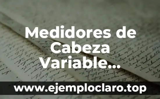 Medidores de Cabeza Variable Significado