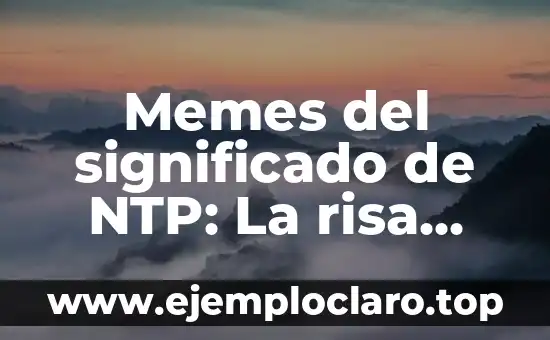 Memes del significado de NTP: La risa detrás de la sincronización