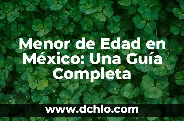 ¿Qué Edad El Hombre Deja de Tener Erección? 8 Menor de Edad en México: Una Guía Completa