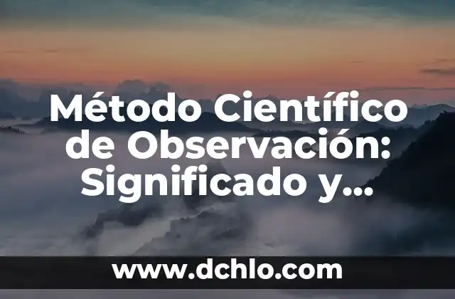 Tatuajes de Luna para Mujer Significado 4 Método Científico de Observación: Significado y Aplicación