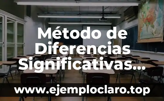Método de Diferencias Significativas Turkey