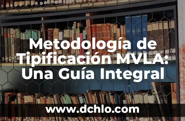 Memoria a Corto Plazo: Una Visión Integral 7 Metodología de Tipificación MVLA: Una Guía Integral