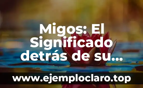Migos: El Significado detrás de su Nombre y su Impacto en la Música Urbana