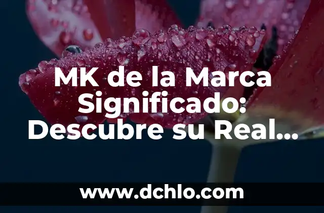 Cómo Crear un Filtro de Instagram Personalizado para tu Marca 8 MK de la Marca Significado: Descubre su Real Importancia en el Mundo Empresarial