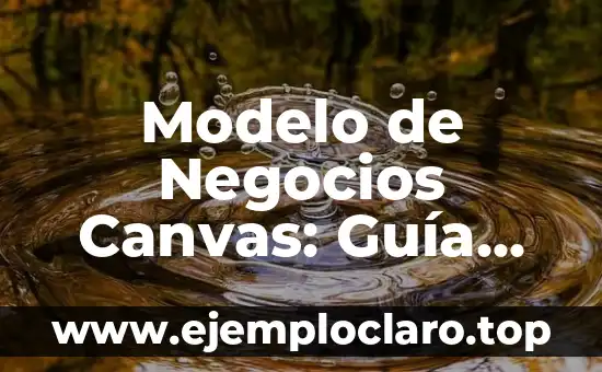 Modelo de Negocios Canvas: Guía Completa y Detallada