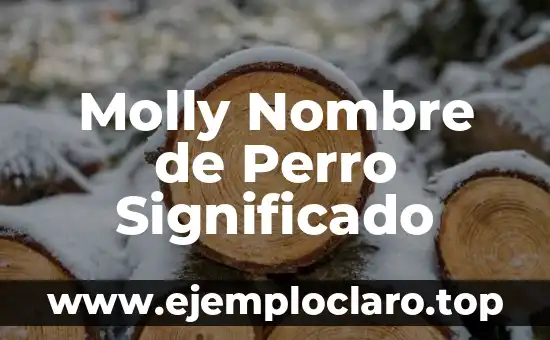 Molly Nombre de Perro Significado