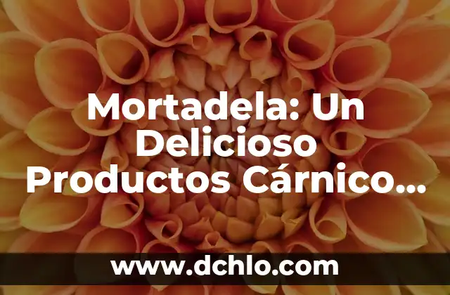 El Origen y Raíces de la Filosofía 8 Mortadela: Un Delicioso Productos Cárnico con Raíces en la Tradición