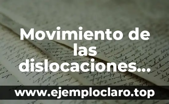 Tatuajes de Delfines y su Significado: Un Viaje por su Simbolismo 7 Movimiento de las dislocaciones significado: Un enfoque detallado