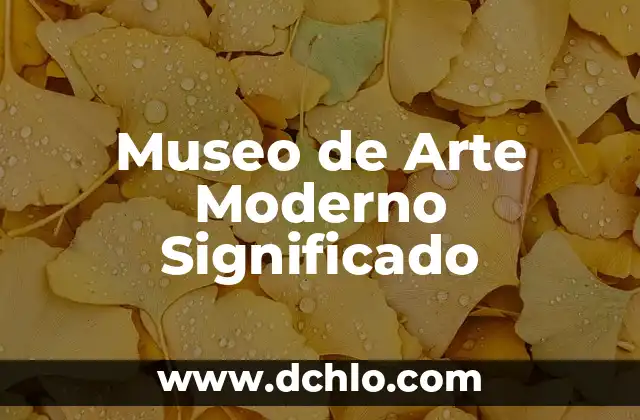 Cascada de Objetivos: El Arte de la Alineación Estratégica 6 Museo de Arte Moderno Significado