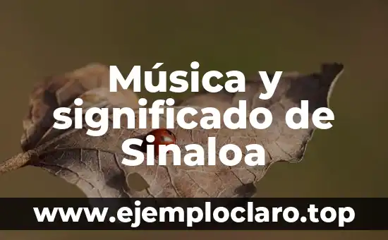 Música y significado de Sinaloa