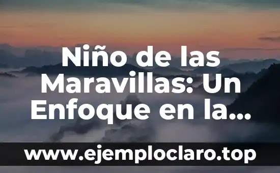 Nombre de Niño Significado Melodía 8 Niño de las Maravillas: Un Enfoque en la Prodigiosidad Infantil