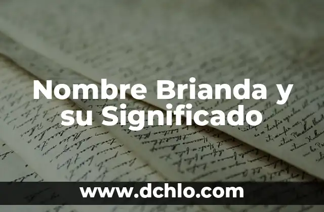 Michel significado de este nombre 5 Nombre Brianda y su Significado
