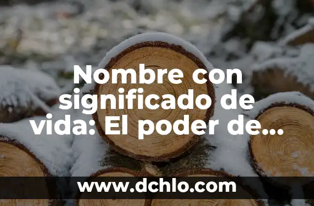 Kala, un nombre con significado profundo 4 Nombre con significado de vida: El poder de las palabras en la identidad