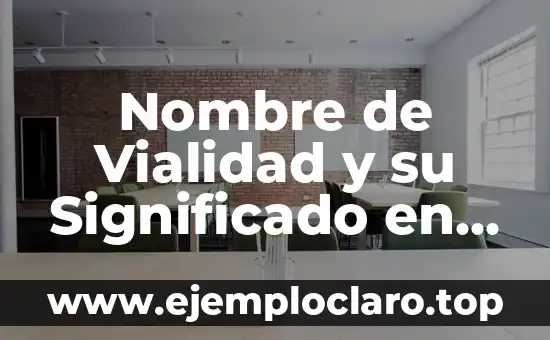 Nombre de Vialidad y su Significado en el RFC