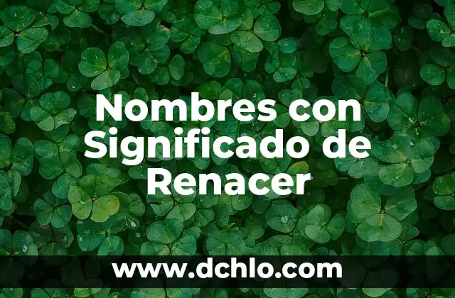 Nombres con Significado de Maldad: Un Viaje a lo Oscuro 7 Nombres con Significado de Renacer