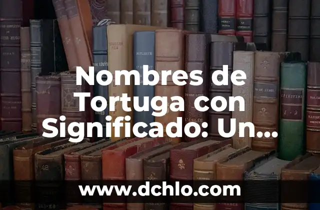El Disfraz de Diabla: Un Simbólico Traje de Fuego 7 Nombres de Tortuga con Significado: Un Viaje Cultural y Simbólico
